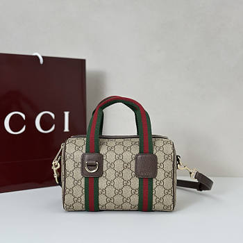 Gucci Mini GG Handbag Beige 20x13x13cm