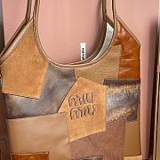 Miu Miu Ivy Tote Brown Bag 35x40cm - 2