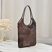 Miu Miu Ivy Tote Dark Brown Bag 35x40cm - 3