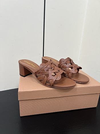 Gianvito Rossi Amalfi 45 Brown Heel