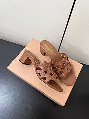 Gianvito Rossi Amalfi 45 Brown Heel - 2