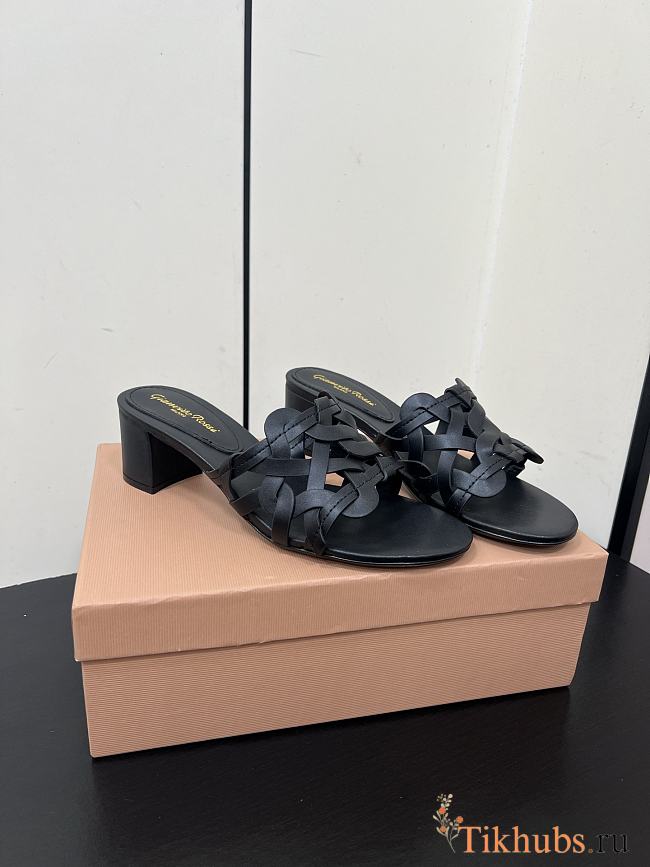 Gianvito Rossi Amalfi 45 Black Heel - 1