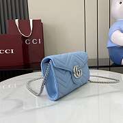 Gucci Wallet Chain Blue 20x12x4cm - 4