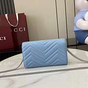 Gucci Wallet Chain Blue 20x12x4cm - 3