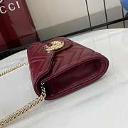 Gucci Wallet Chain Red Wine 20x12x4cm - 3