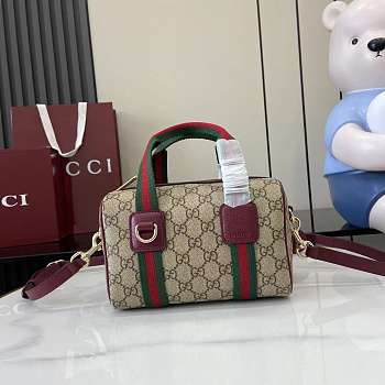 Gucci Mini GG Handbag Red 20x13x13cm