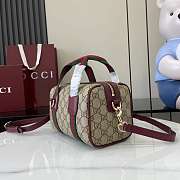 Gucci Mini GG Handbag Red 20x13x13cm - 6