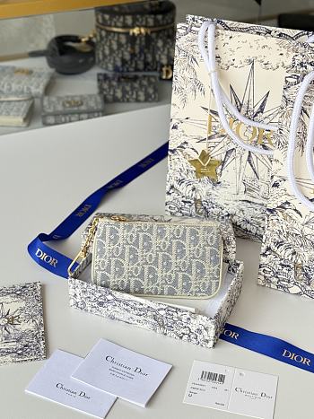 Dior Diortravel Zipped Pouch 14.5x7.6cm