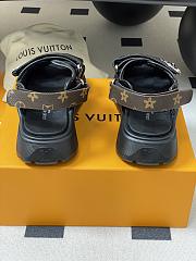 Louis Vuitton LV Chameleon Black Sandals - 2