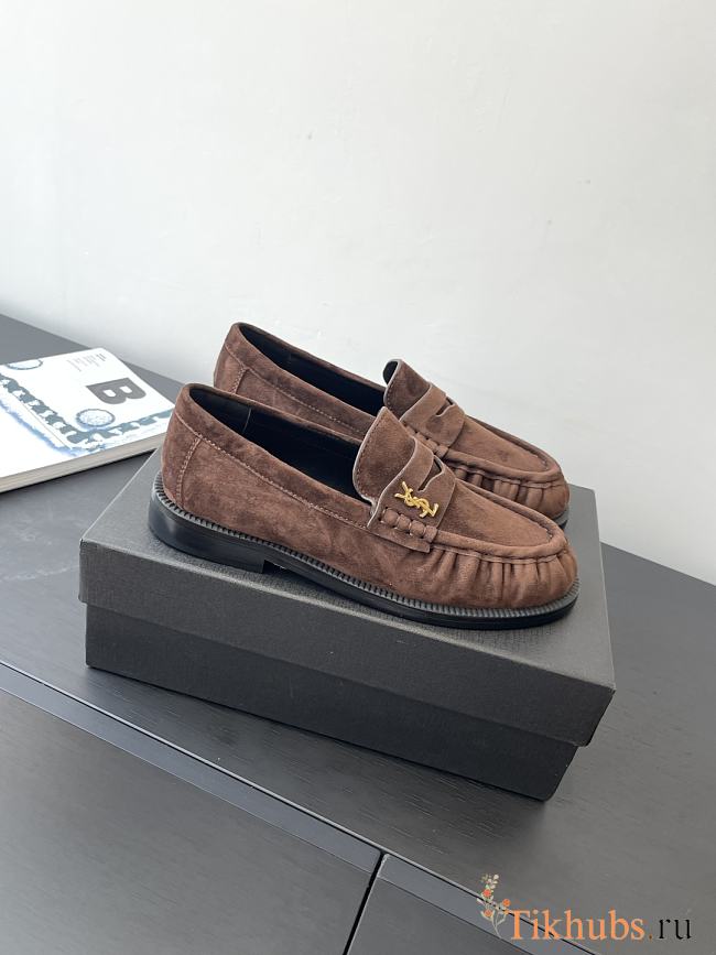 YSL Brown Loafer - 1