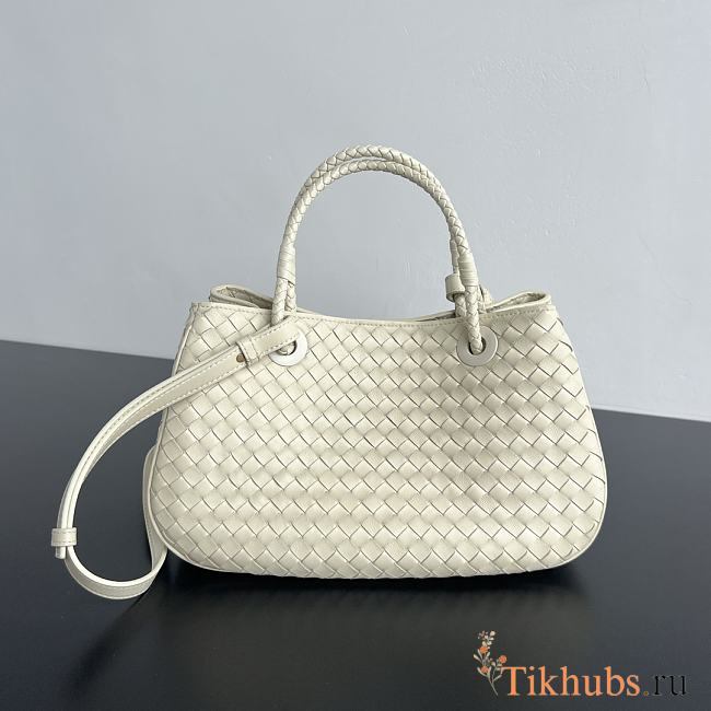 Bottega Veneta Basket Bag Cream 31x18.5x16cm - 1