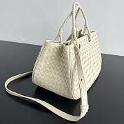 Bottega Veneta Basket Bag Cream 31x18.5x16cm - 6