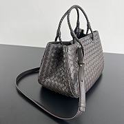 Bottega Veneta Basket Bag Brown 31x18.5x16cm - 6