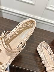 Gucci Women's Ballerina With Horsebit Beige - 5