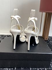 YSL White High Heel 10.5cm - 5