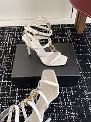 YSL White High Heel 10.5cm - 3
