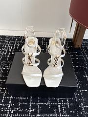 YSL White High Heel 10.5cm - 2