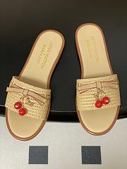 Louis Vuitton LV x TM Lily Flat Raffia Mule - 4
