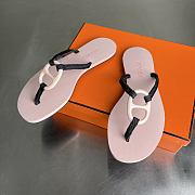 Hermes Egerie Pink Flip-flops - 3