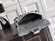 Chanel Mini Flap Bag Sequin Blue 20cm - 6