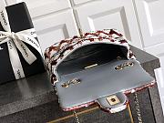 Chanel Mini Flap Bag Sequin Brown 20cm - 6