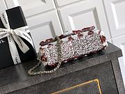 Chanel Mini Flap Bag Sequin Brown 20cm - 5