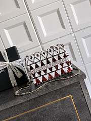 Chanel Mini Flap Bag Sequin Brown 20cm - 2