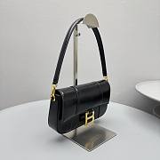 Balenciaga Hourglass Sling Bag Small Black 23x13x4cm - 3