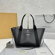 Balenciaga Biarritz Small Tote Bag Black 28x26x13cm - 1
