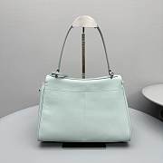 Balenciaga Rodeo Small Handbag Green Smooth 27x8x21cm - 2