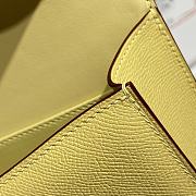 Hermes Constance Elan Bag Yellow Epsom Gold 26x16x6cm - 3