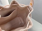 Dior Small Caro Bucket Bag Light Pink Lambskin 20x24x9cm - 2