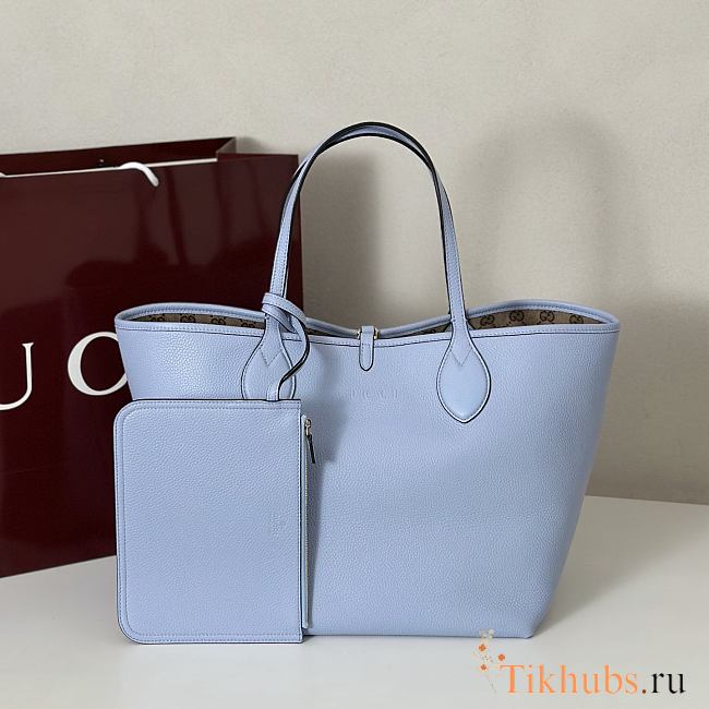 Gucci Totissima Large Reversible Tote Bag Blue 30 (50)x27x23cm - 1