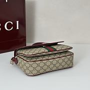 Gucci Ophidia Medium Handbag Red 24x17.5x11.5cm - 6