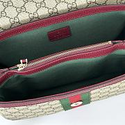 Gucci Ophidia Medium Handbag Red 24x17.5x11.5cm - 4