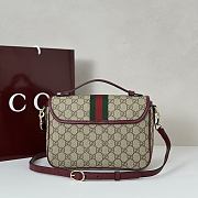 Gucci Ophidia Medium Handbag Red 24x17.5x11.5cm - 3