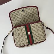 Gucci Ophidia Medium Handbag Red 24x17.5x11.5cm - 2