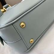 Miu Miu Arcadie Leather Bag Lake Blue 22x10.5x7.5cm - 6