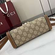 Gucci Padlock Small Top Handle Bag Brown 20x13.5x8cm - 3