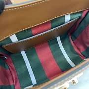 Gucci Padlock Small Top Handle Bag Brown 20x13.5x8cm - 2