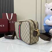 Gucci Ophidia Medium Crossbody Bag Brown 28.5x18x7.5cm - 6