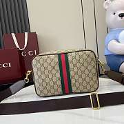 Gucci Ophidia Medium Crossbody Bag Brown 28.5x18x7.5cm - 4