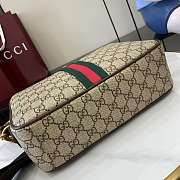 Gucci Ophidia Medium Crossbody Bag Brown 28.5x18x7.5cm - 3
