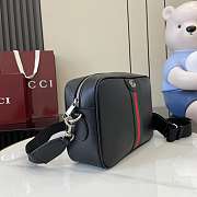 Gucci Ophidia Medium Crossbody Bag Black 28.5x18x7.5cm - 4