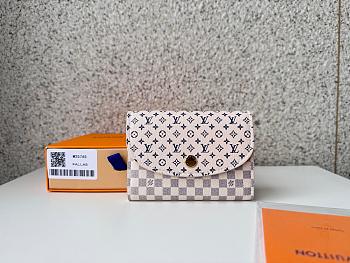 Louis Vuitton LV Rosalie Coin Purse White 11x8x2.5cm