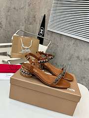 Christian Louboutin Pyrasand 30 mm Strappy Brown Sandals - 1