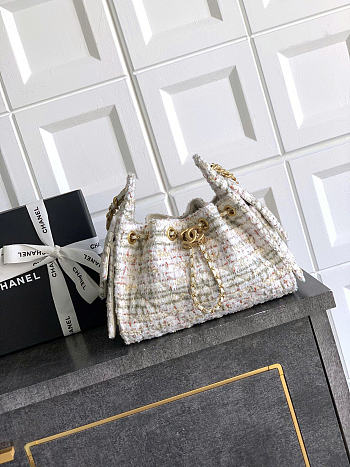 Chanel 25 Small Handbag Tweed 30x26x14cm