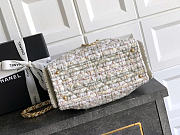 Chanel 25 Small Handbag Tweed 30x26x14cm - 6