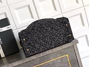 Chanel Medium 25C Hobo Bag Black Tweed 40x30x15cm - 5