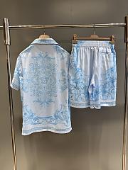 Versace Architectural Baroque Silk Shorts - 3